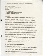 Possibilty for construction of artificial reefs in Montserrat