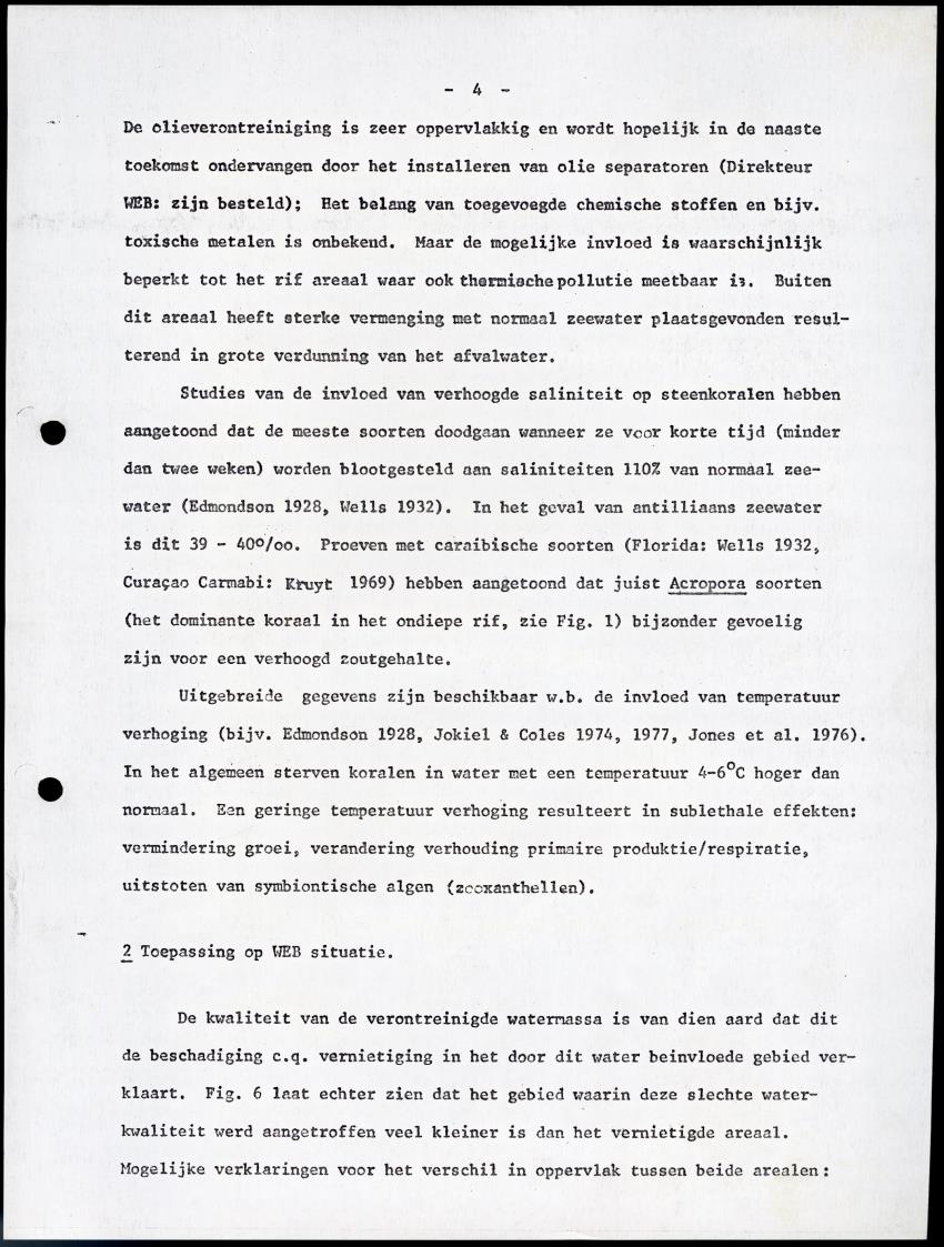 De invloed van het water en energie bedrijf (Bonaire) op het koraalrif - New Page