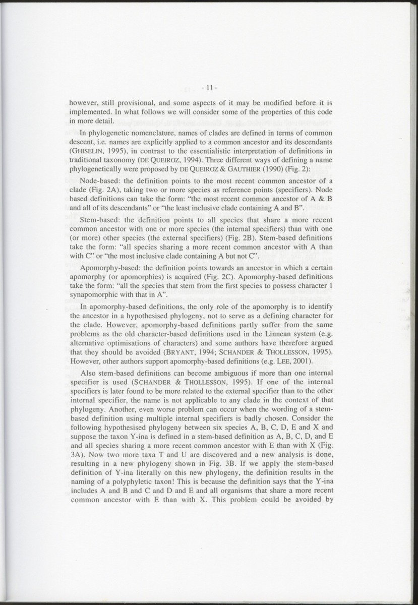Z-Cladistic analysis of the Polycystididae (Platyhelminthes Kalyptorrhynchia), with application of phylogenetic nomenclature - New Page