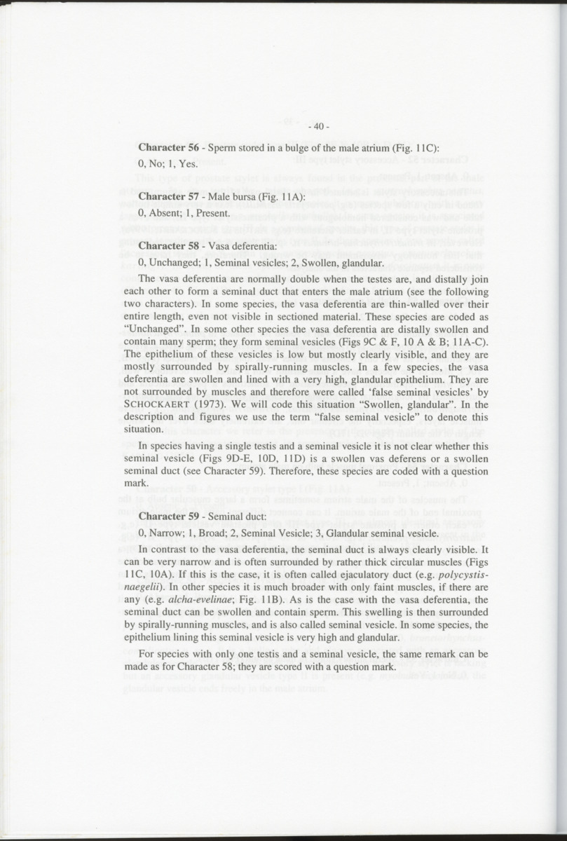 Z-Cladistic analysis of the Polycystididae (Platyhelminthes Kalyptorrhynchia), with application of phylogenetic nomenclature - New Page