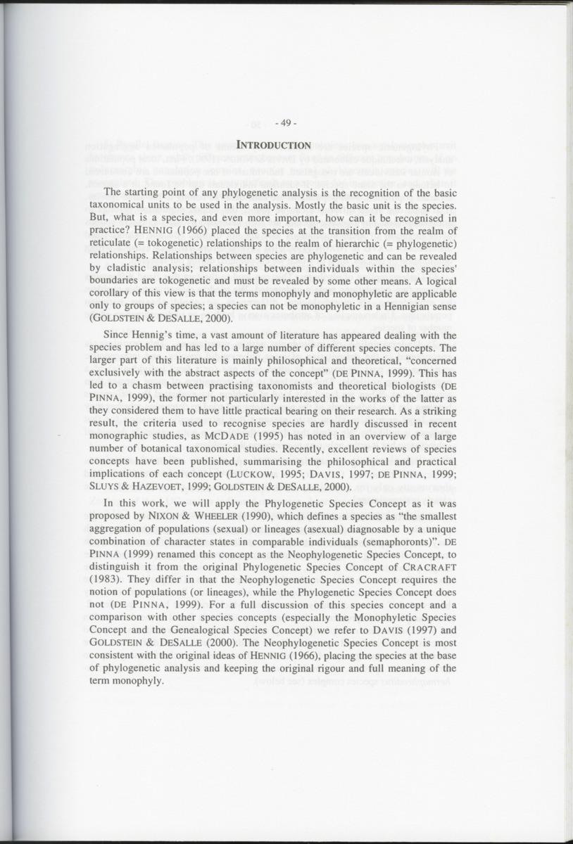 Z-Cladistic analysis of the Polycystididae (Platyhelminthes Kalyptorrhynchia), with application of phylogenetic nomenclature - New Page