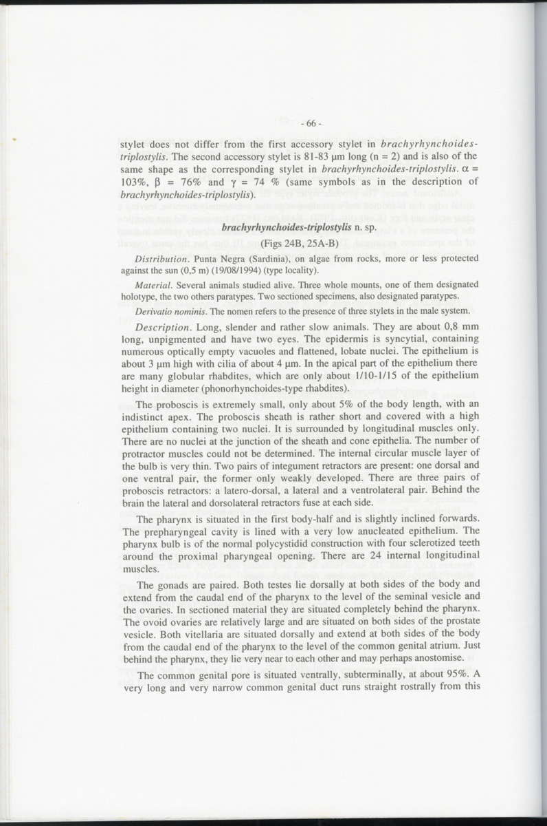 Z-Cladistic analysis of the Polycystididae (Platyhelminthes Kalyptorrhynchia), with application of phylogenetic nomenclature - New Page