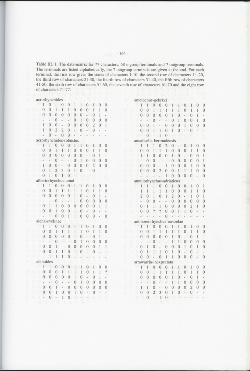 Z-Cladistic analysis of the Polycystididae (Platyhelminthes Kalyptorrhynchia), with application of phylogenetic nomenclature - New Page