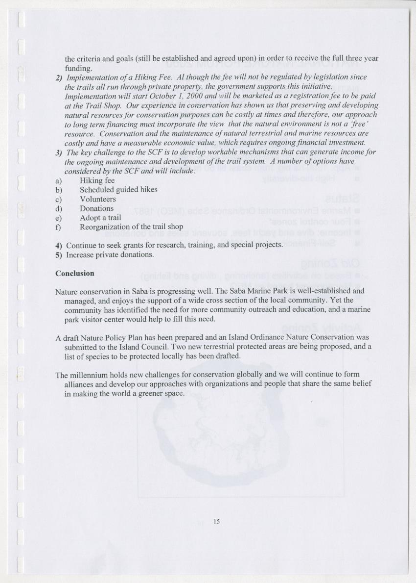 The Antillean National Nature Forum 2000 - New Page