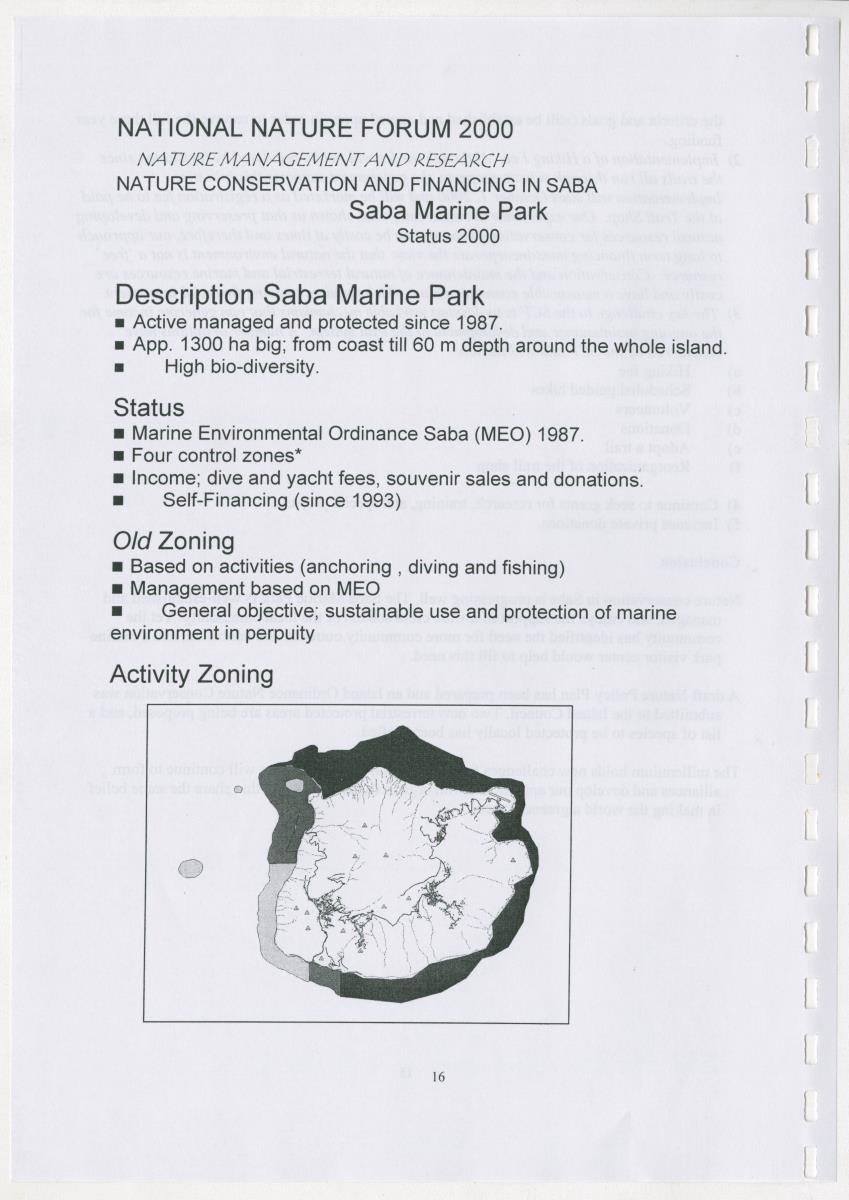 The Antillean National Nature Forum 2000 - New Page