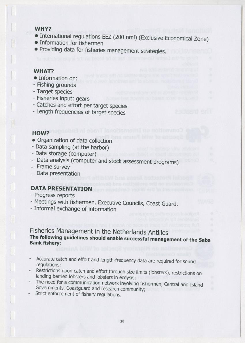 The Antillean National Nature Forum 2000 - New Page