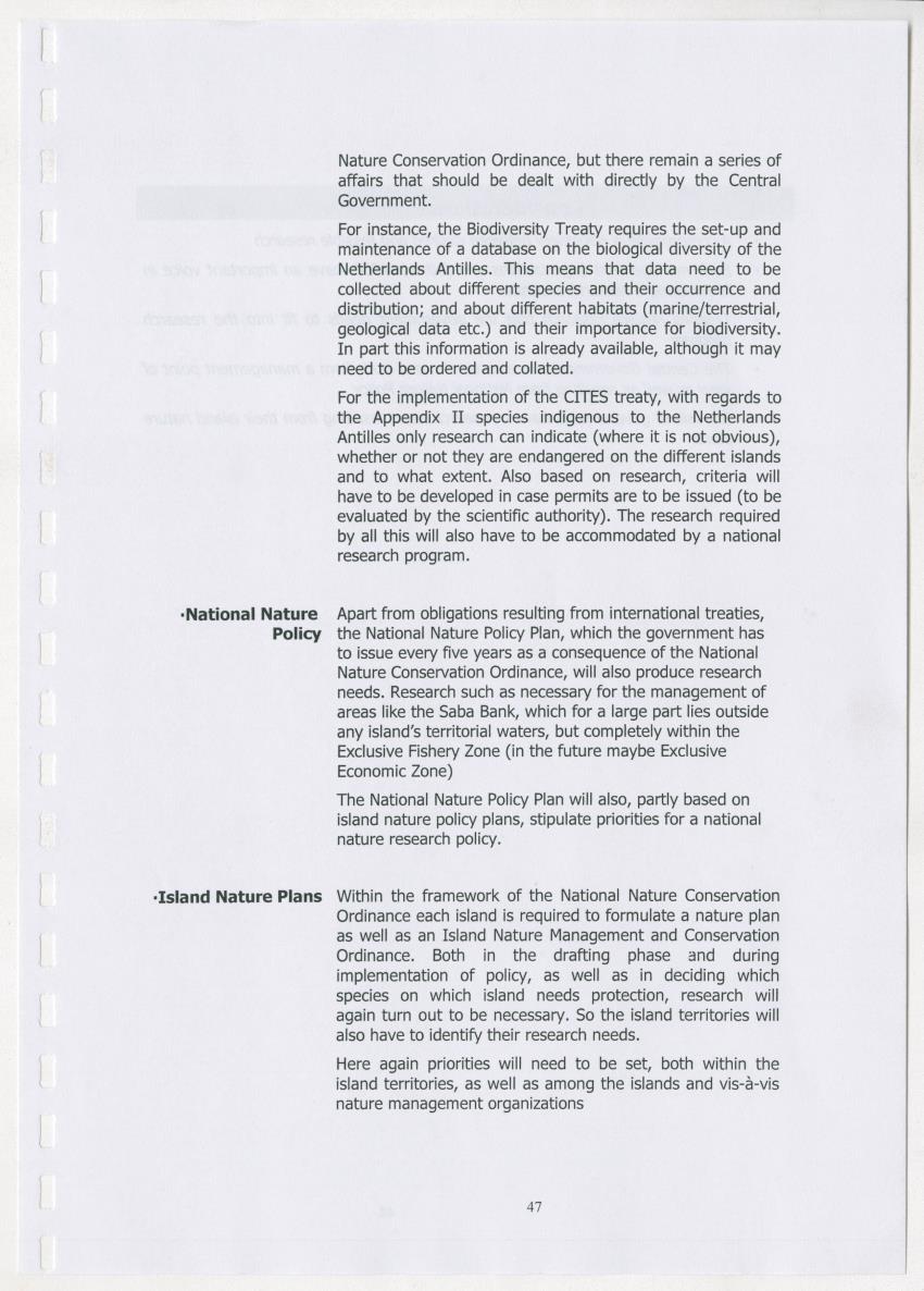 The Antillean National Nature Forum 2000 - New Page