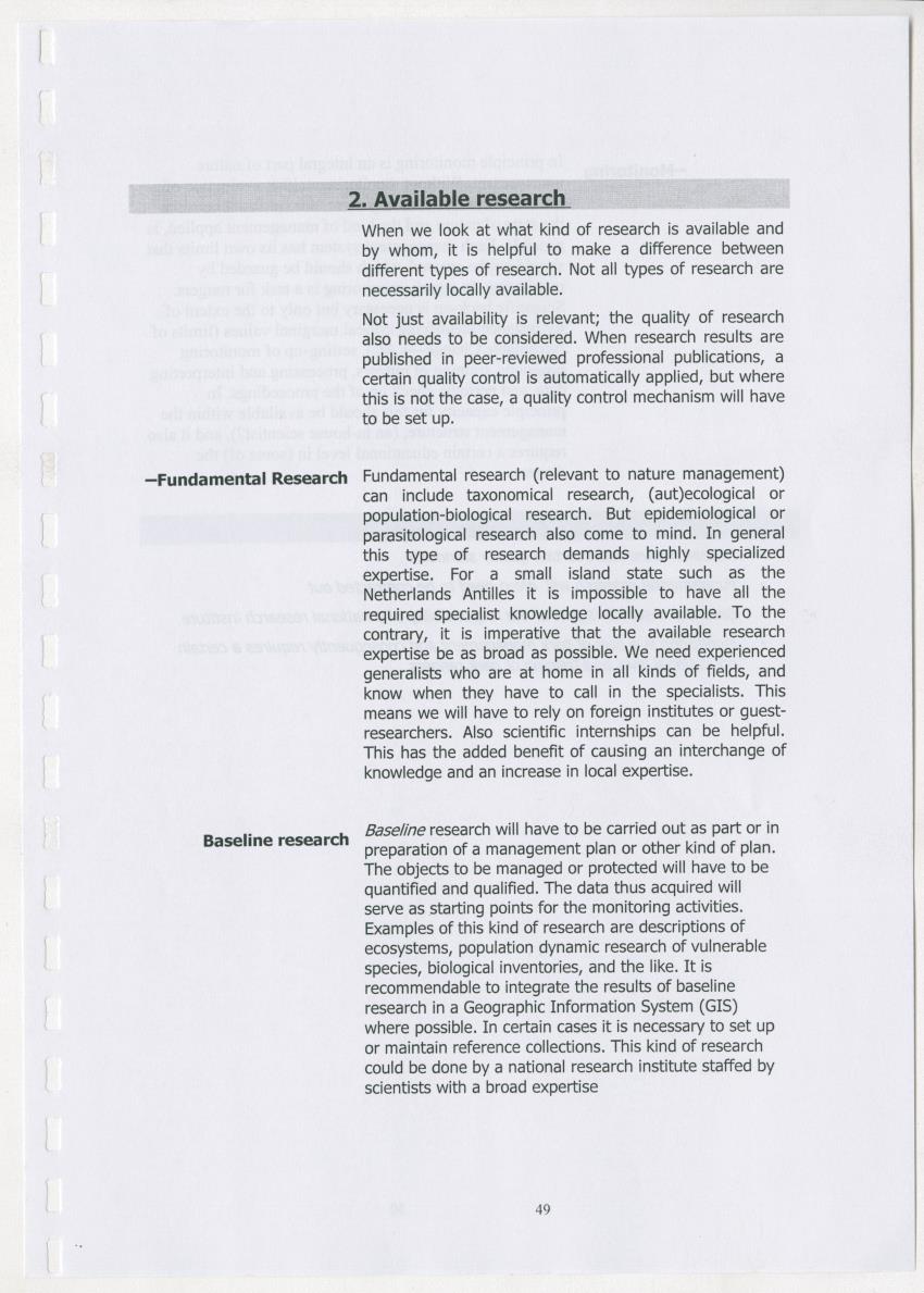 The Antillean National Nature Forum 2000 - New Page