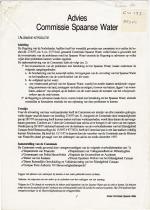 Advies Commissie Spanishe Water