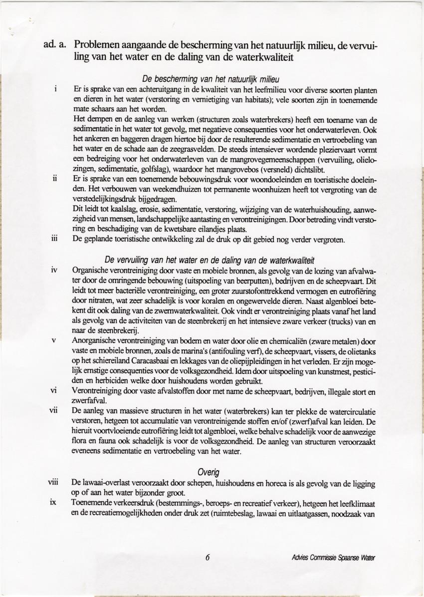 Advies Commissie Spanishe Water - New Page