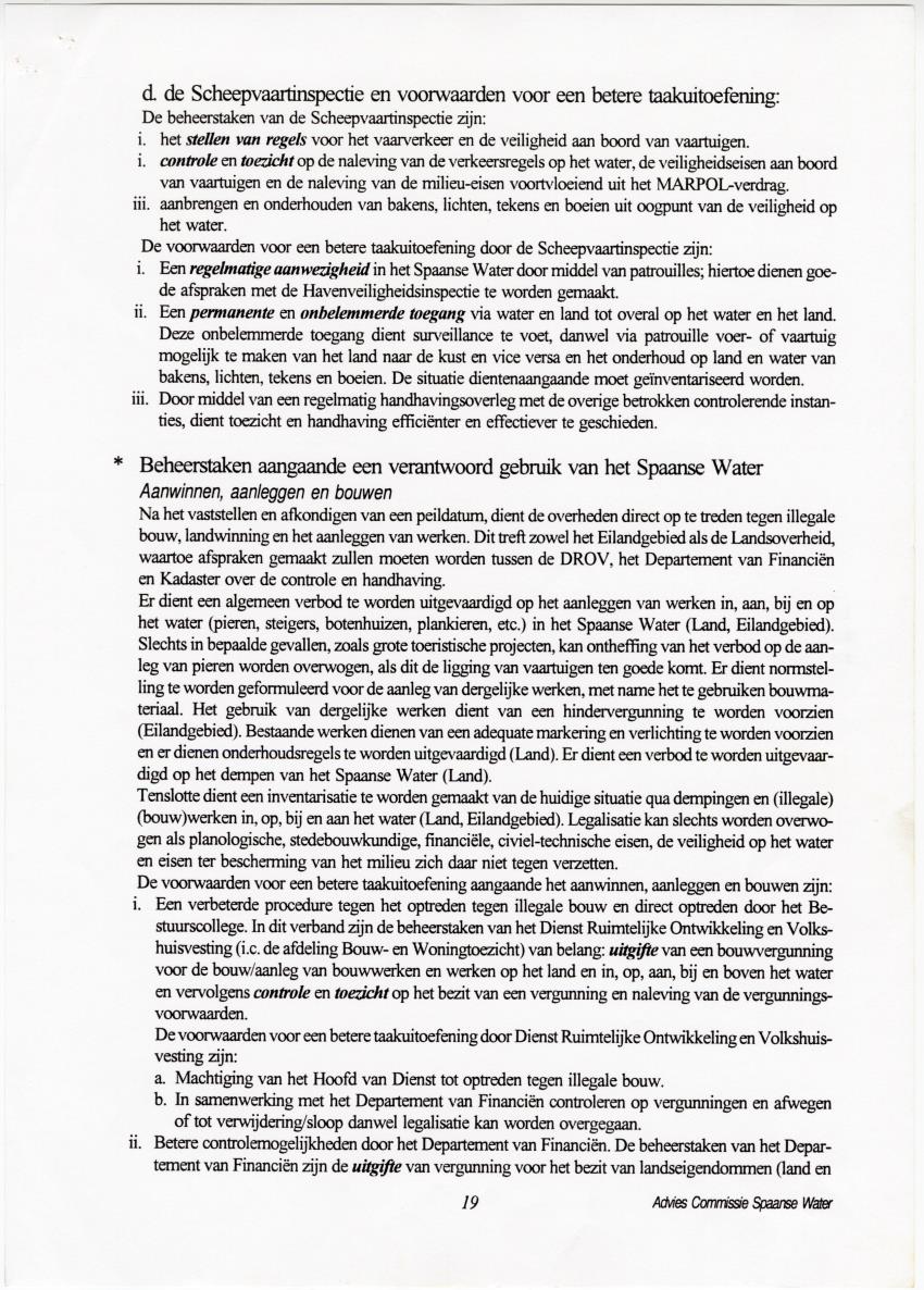 Advies Commissie Spanishe Water - New Page