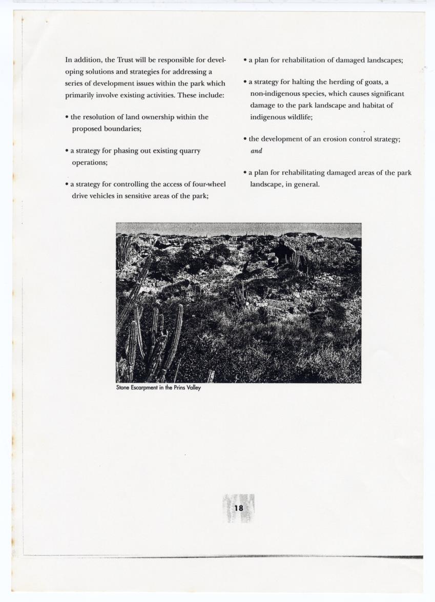 Arikok National Park Initiatives - New Page