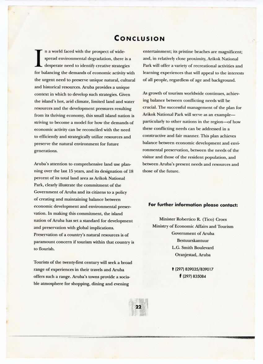 Arikok National Park Initiatives - New Page