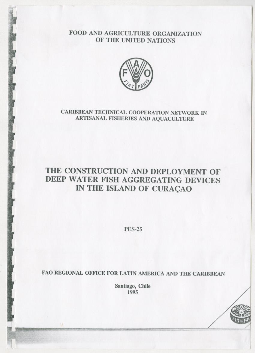 Z-The Construction and Deployment of Deep Water Fish Aggregating Devices in the Island of Curacao - New Page