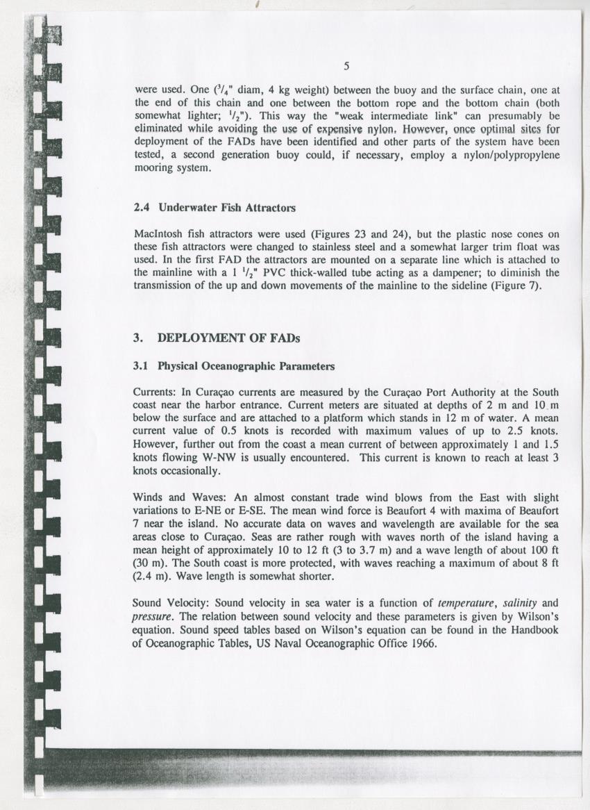 Z-The Construction and Deployment of Deep Water Fish Aggregating Devices in the Island of Curacao - New Page