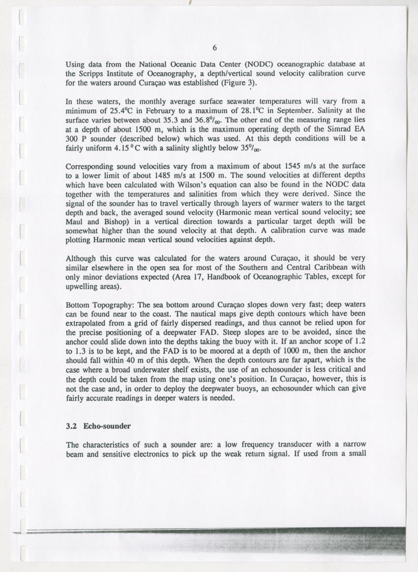 Z-The Construction and Deployment of Deep Water Fish Aggregating Devices in the Island of Curacao - New Page
