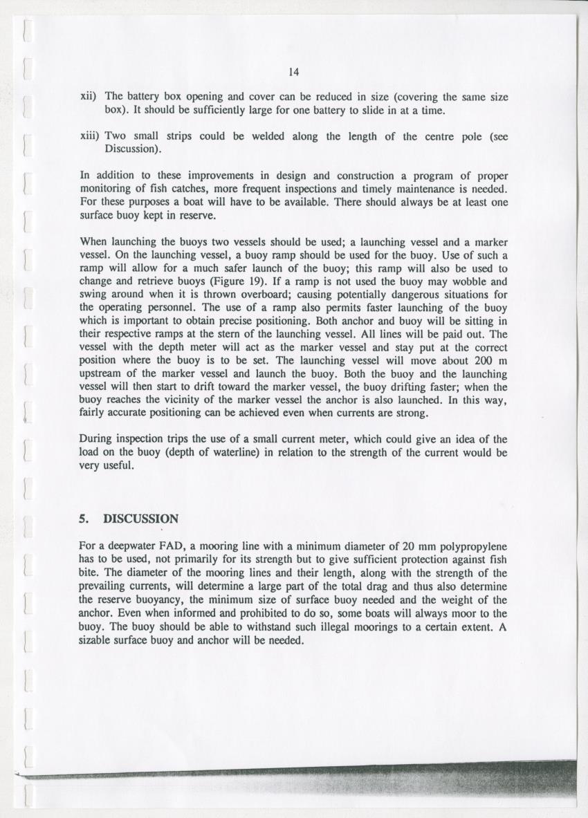 Z-The Construction and Deployment of Deep Water Fish Aggregating Devices in the Island of Curacao - New Page