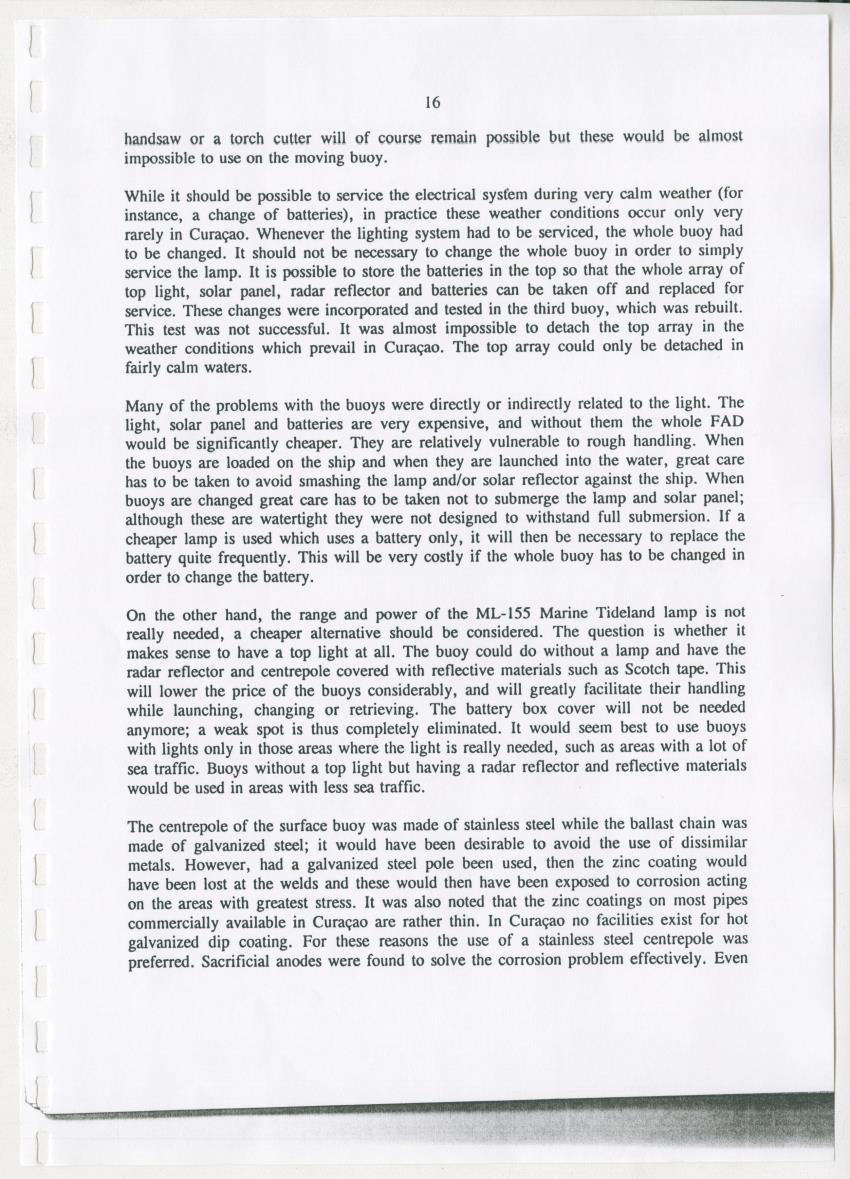 Z-The Construction and Deployment of Deep Water Fish Aggregating Devices in the Island of Curacao - New Page