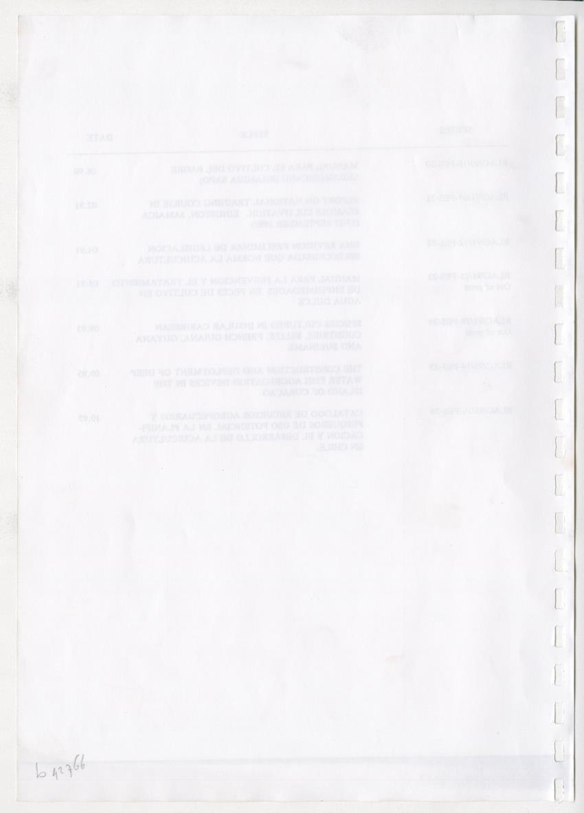 Z-The Construction and Deployment of Deep Water Fish Aggregating Devices in the Island of Curacao - New Page