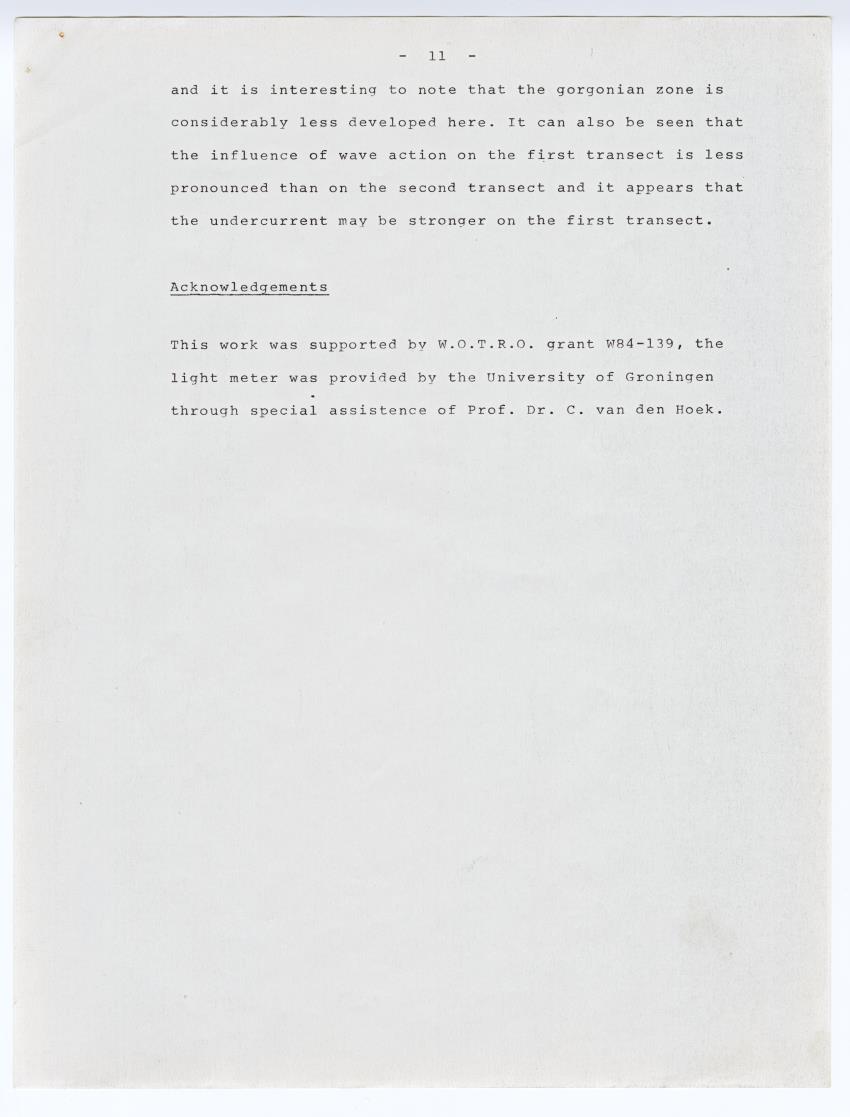 Quantum light measurements and observations on water movement along the Curacao fore reef slope - New Page