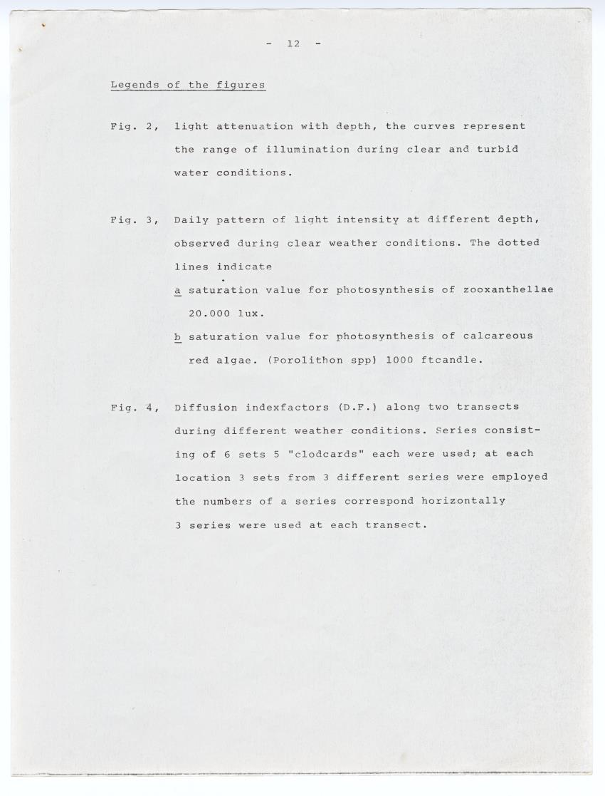 Quantum light measurements and observations on water movement along the Curacao fore reef slope - New Page