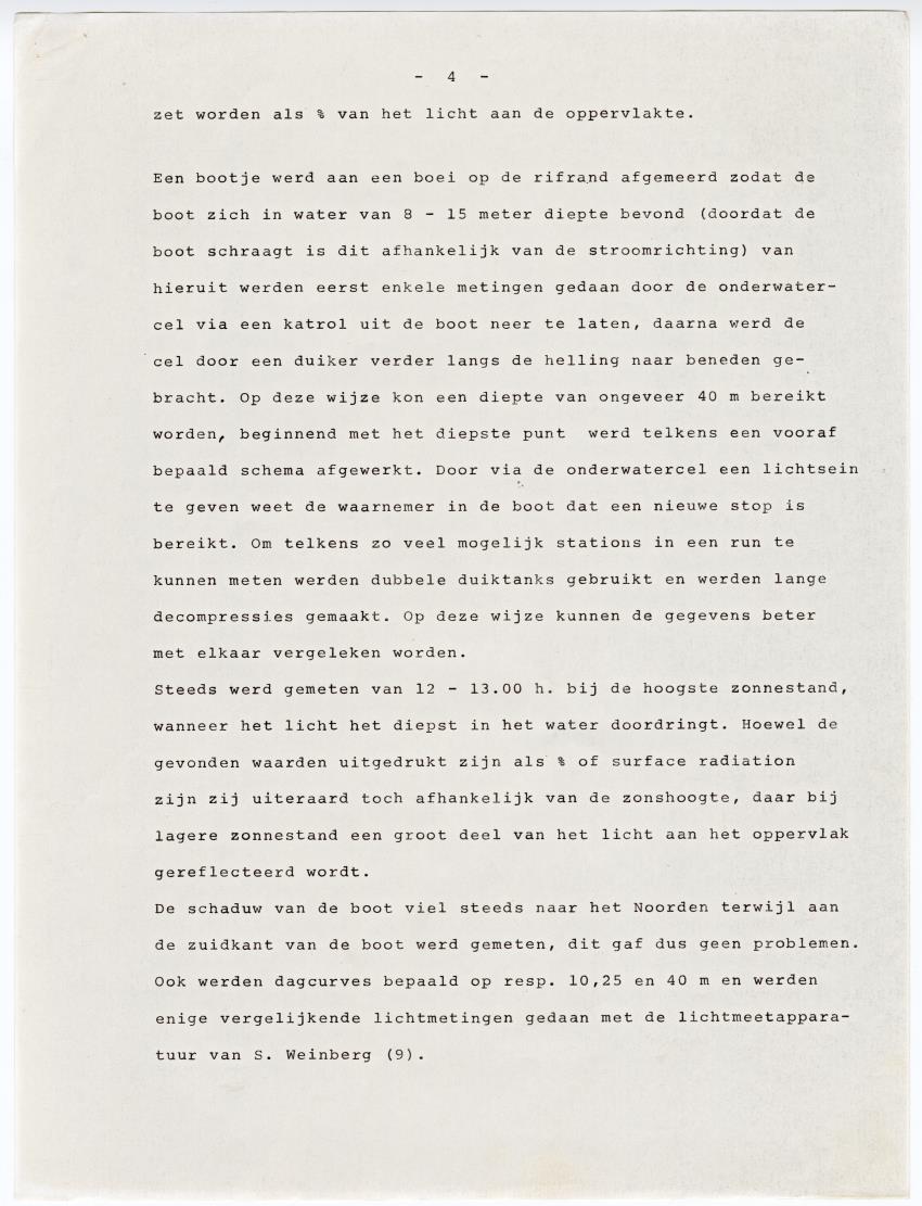 Quantum light measurements and observations on water movement along the Curacao fore reef slope - New Page