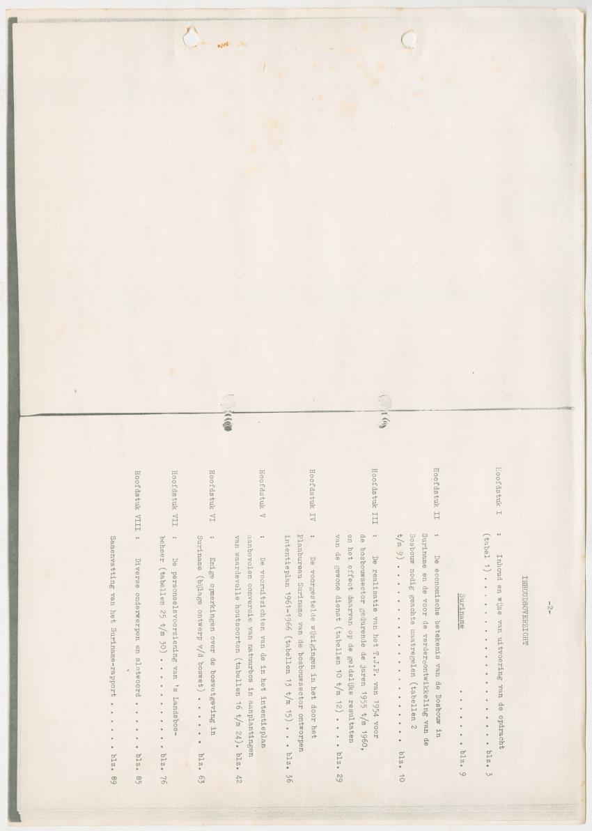 Z-Rapport over het gedurende de maanden juli en augustus 1961 in Suriname en de Nederlandse Antillen ten behoeve van het tien jaren plan verrichte onderzoek op het gebied van de Bosbouw - New Page