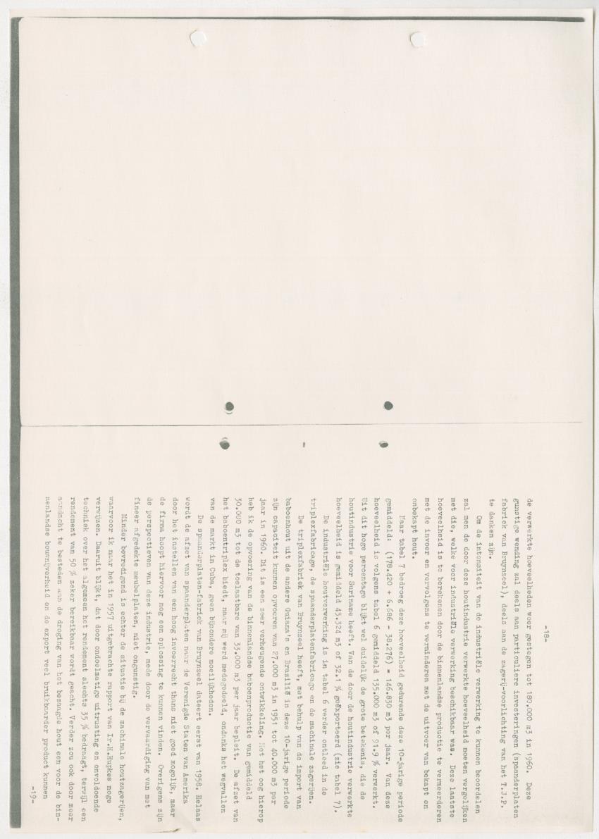 Z-Rapport over het gedurende de maanden juli en augustus 1961 in Suriname en de Nederlandse Antillen ten behoeve van het tien jaren plan verrichte onderzoek op het gebied van de Bosbouw - New Page