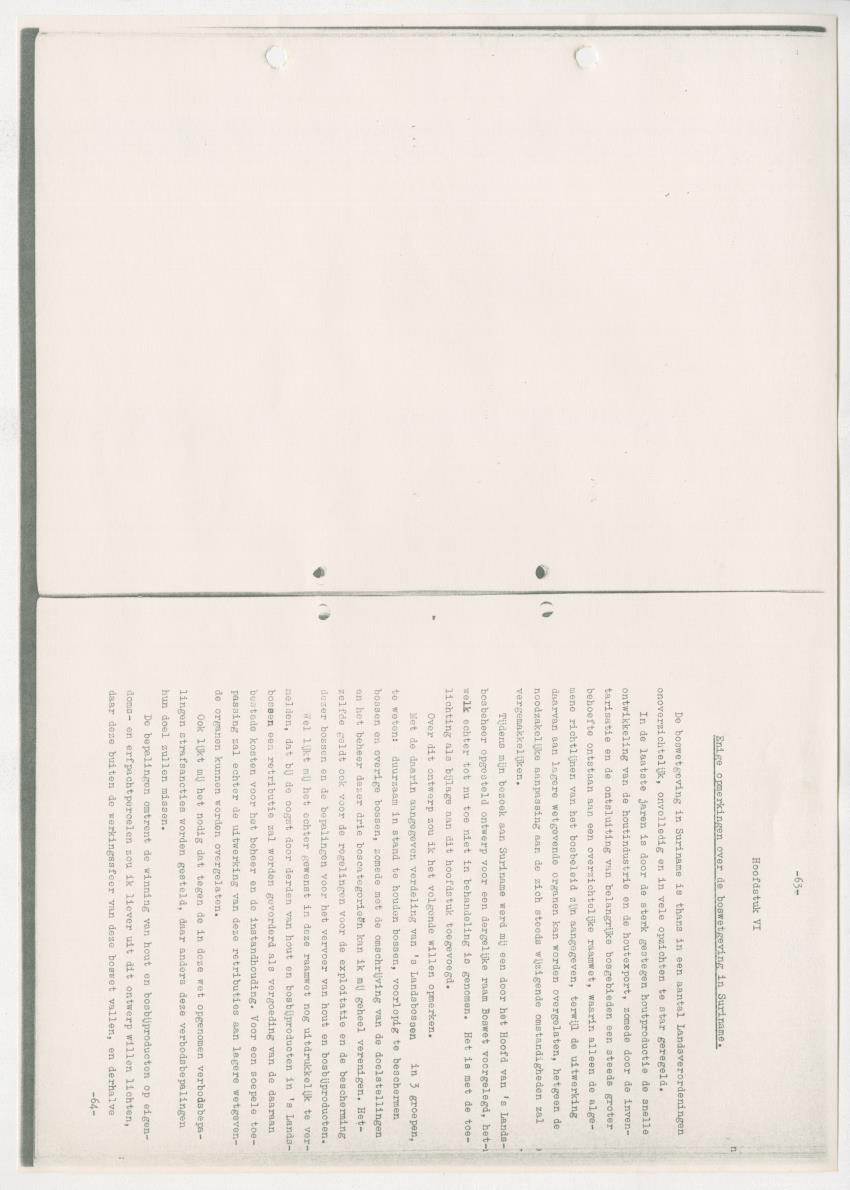 Z-Rapport over het gedurende de maanden juli en augustus 1961 in Suriname en de Nederlandse Antillen ten behoeve van het tien jaren plan verrichte onderzoek op het gebied van de Bosbouw - New Page