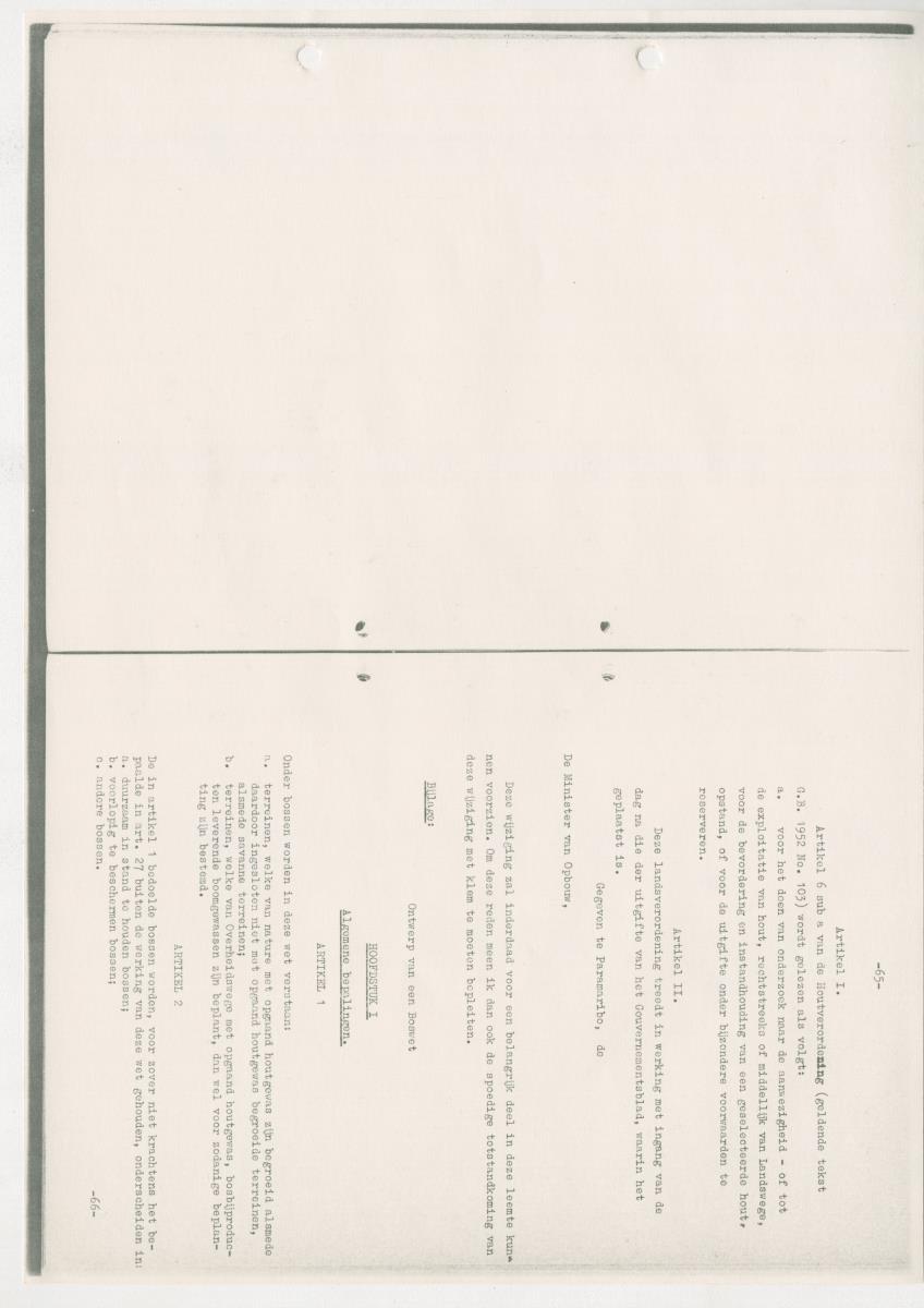 Z-Rapport over het gedurende de maanden juli en augustus 1961 in Suriname en de Nederlandse Antillen ten behoeve van het tien jaren plan verrichte onderzoek op het gebied van de Bosbouw - New Page