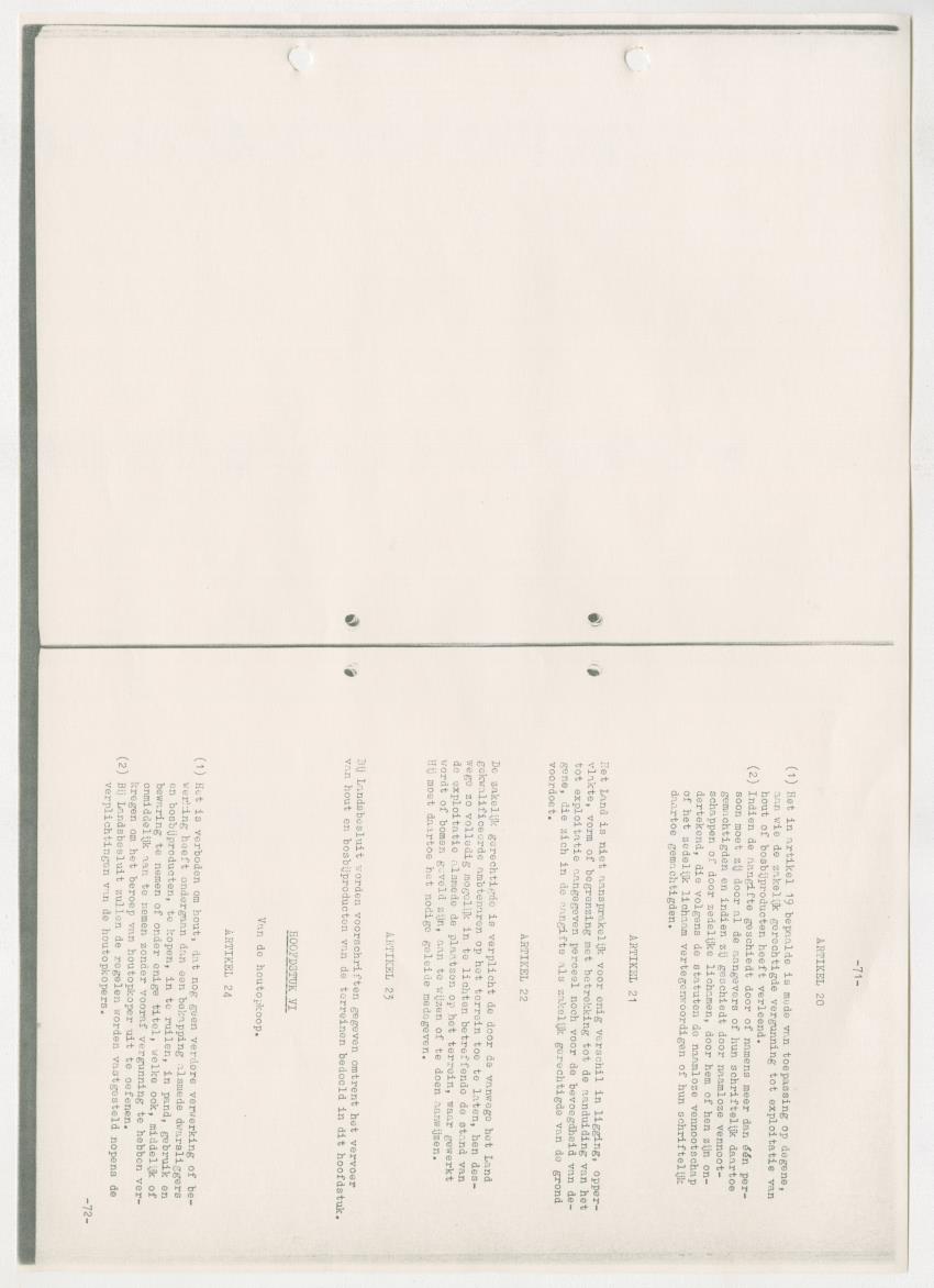 Z-Rapport over het gedurende de maanden juli en augustus 1961 in Suriname en de Nederlandse Antillen ten behoeve van het tien jaren plan verrichte onderzoek op het gebied van de Bosbouw - New Page