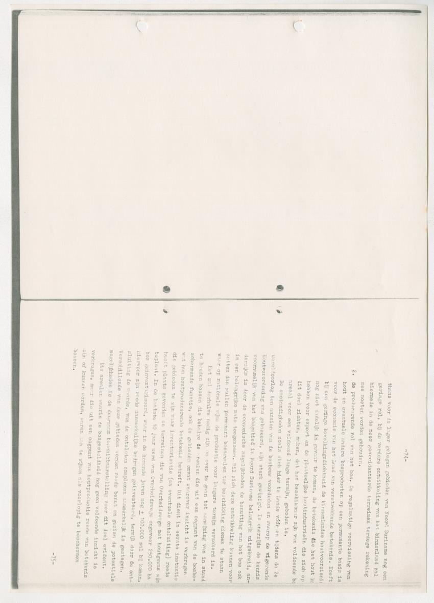 Z-Rapport over het gedurende de maanden juli en augustus 1961 in Suriname en de Nederlandse Antillen ten behoeve van het tien jaren plan verrichte onderzoek op het gebied van de Bosbouw - New Page