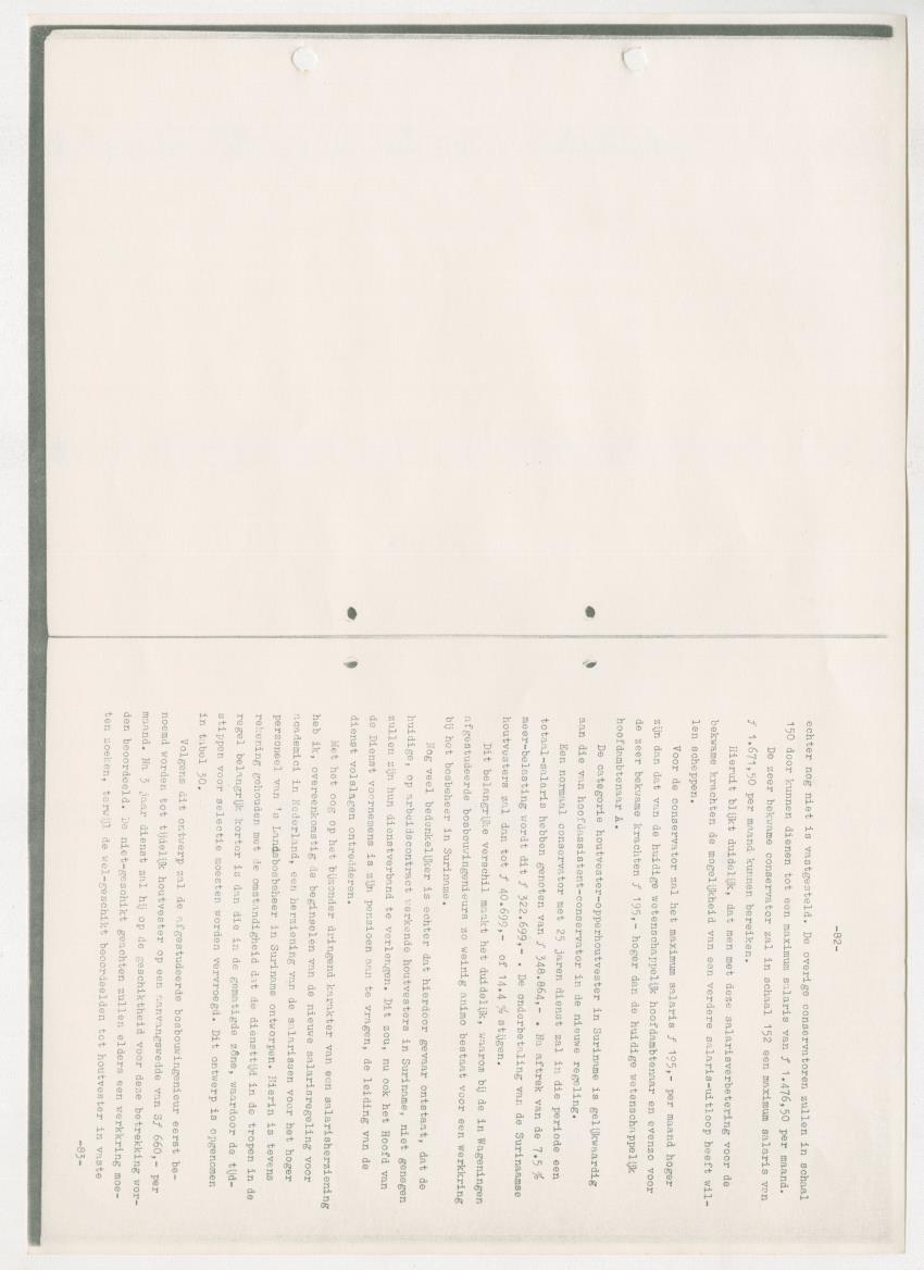 Z-Rapport over het gedurende de maanden juli en augustus 1961 in Suriname en de Nederlandse Antillen ten behoeve van het tien jaren plan verrichte onderzoek op het gebied van de Bosbouw - New Page