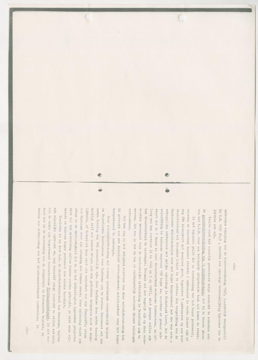 Z-Rapport over het gedurende de maanden juli en augustus 1961 in Suriname en de Nederlandse Antillen ten behoeve van het tien jaren plan verrichte onderzoek op het gebied van de Bosbouw - New Page