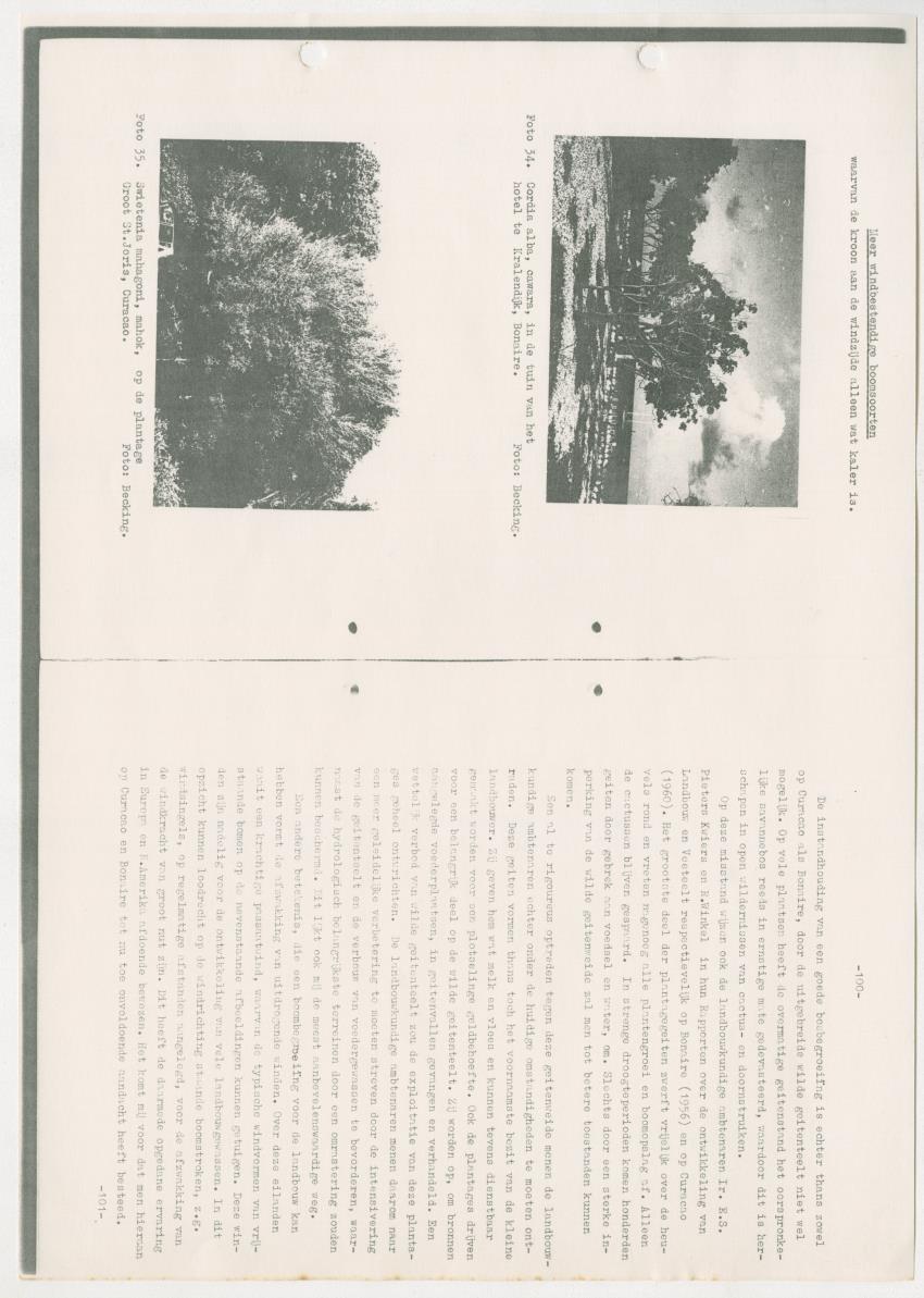 Z-Rapport over het gedurende de maanden juli en augustus 1961 in Suriname en de Nederlandse Antillen ten behoeve van het tien jaren plan verrichte onderzoek op het gebied van de Bosbouw - New Page
