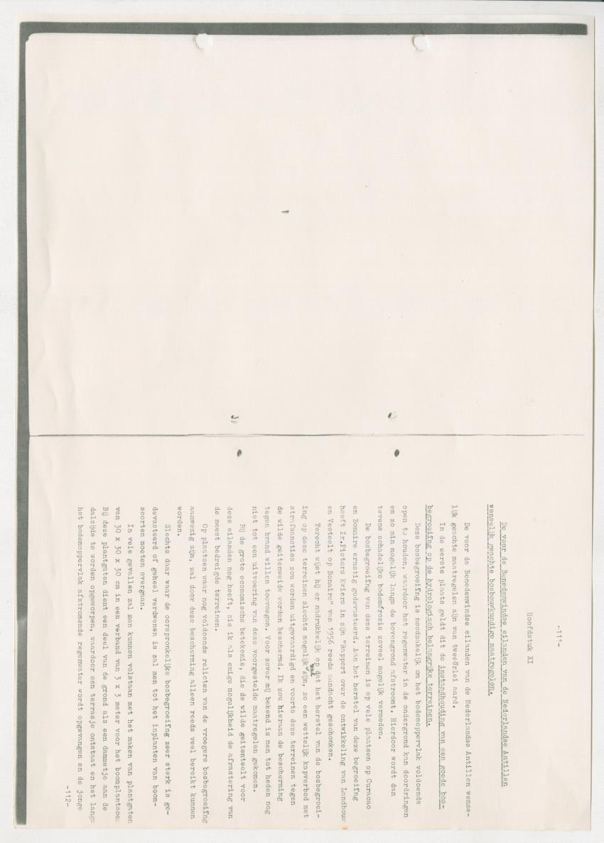 Z-Rapport over het gedurende de maanden juli en augustus 1961 in Suriname en de Nederlandse Antillen ten behoeve van het tien jaren plan verrichte onderzoek op het gebied van de Bosbouw - New Page