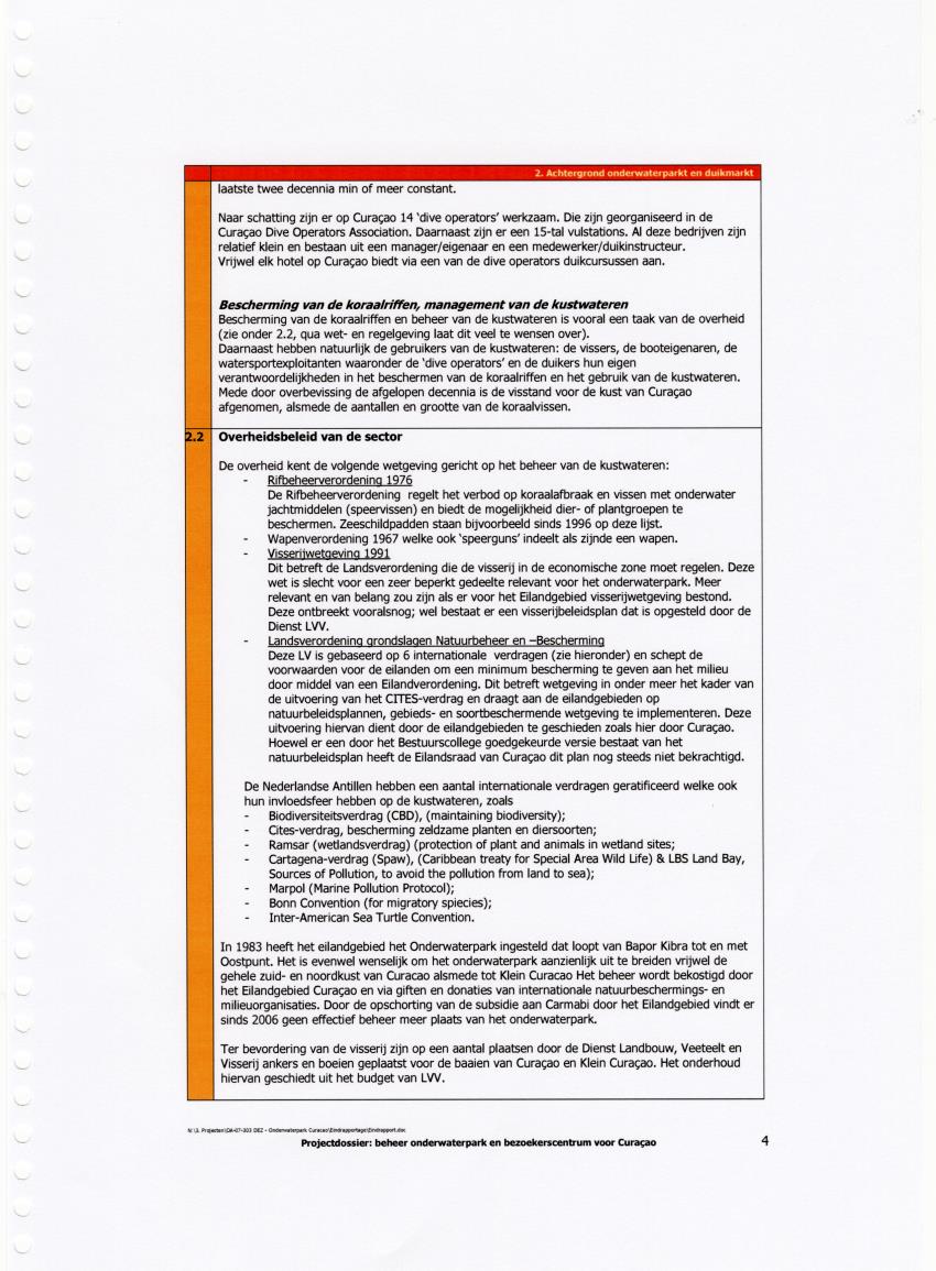 Z-Beheer Onderwaterpak en Bezoekerscentrum voor Curacao - New Page