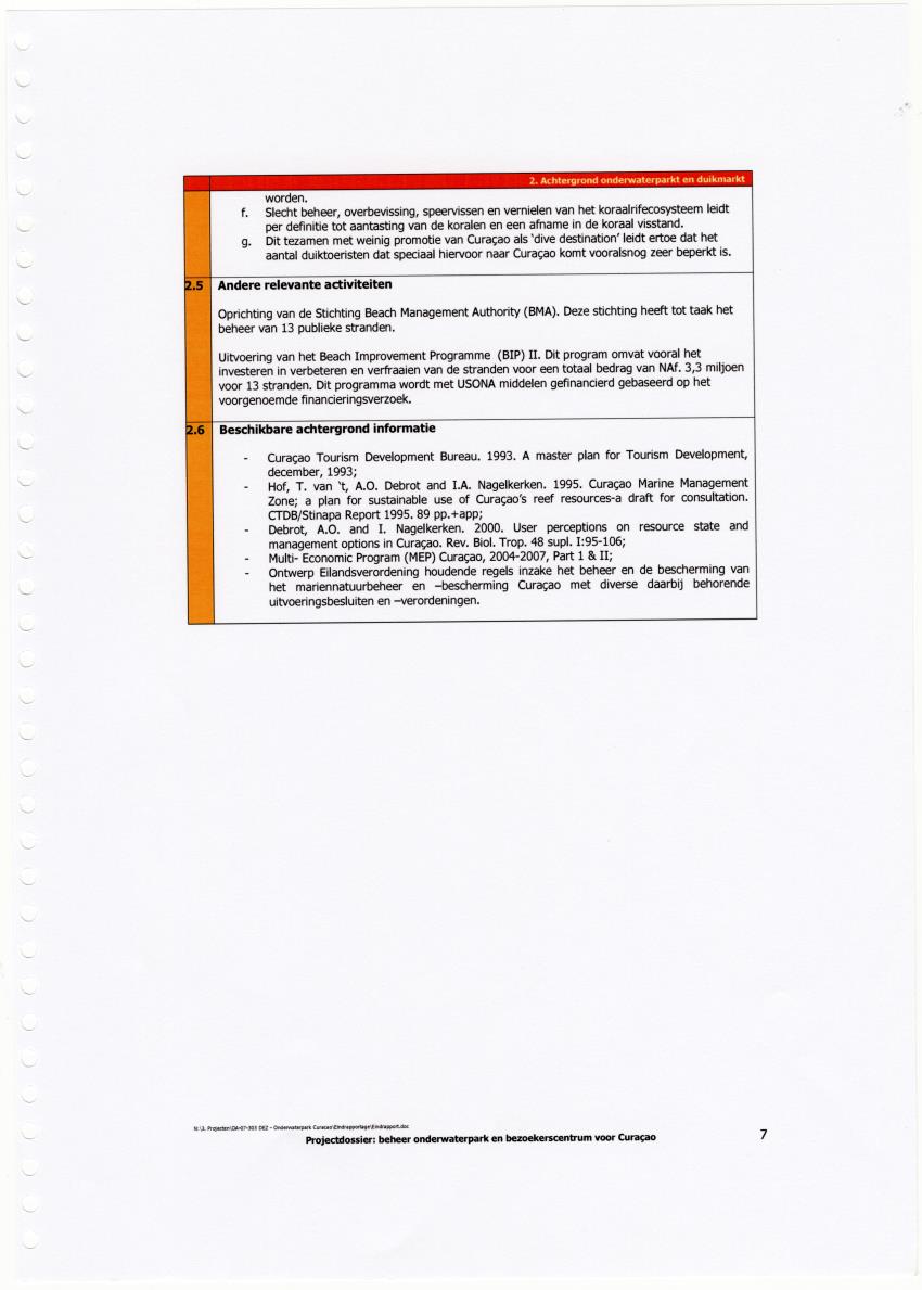 Z-Beheer Onderwaterpak en Bezoekerscentrum voor Curacao - New Page