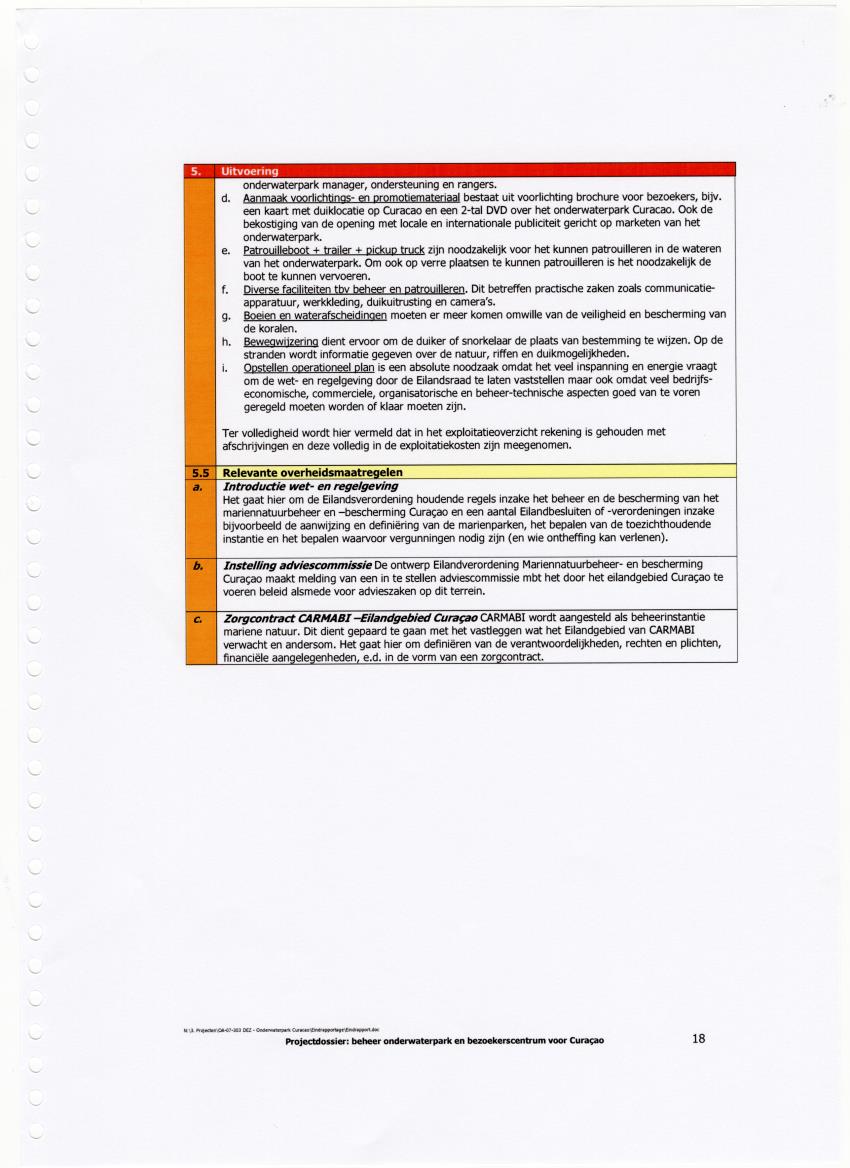 Z-Beheer Onderwaterpak en Bezoekerscentrum voor Curacao - New Page