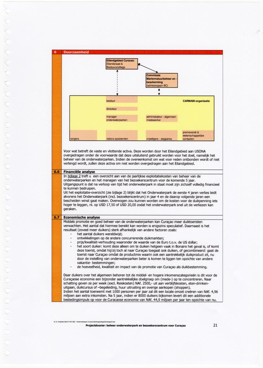 Z-Beheer Onderwaterpak en Bezoekerscentrum voor Curacao - New Page