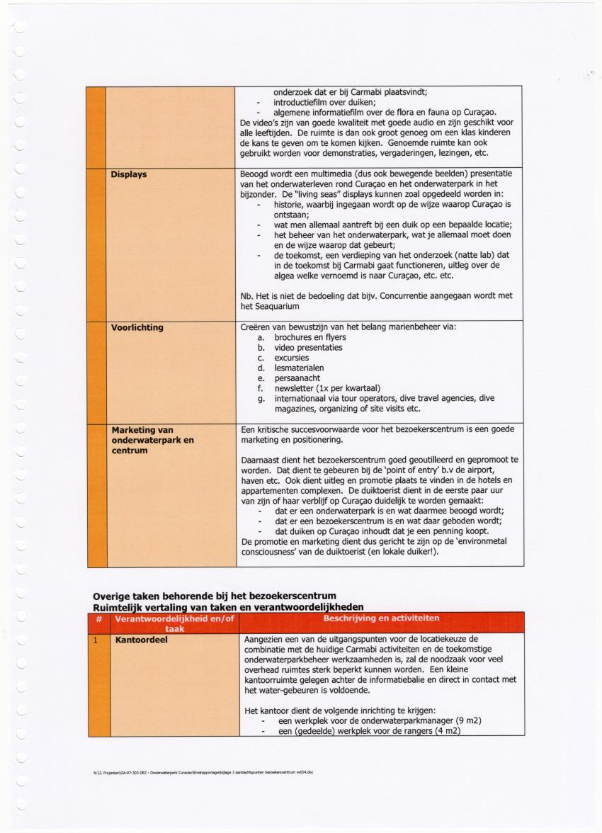 Z-Beheer Onderwaterpak en Bezoekerscentrum voor Curacao - New Page