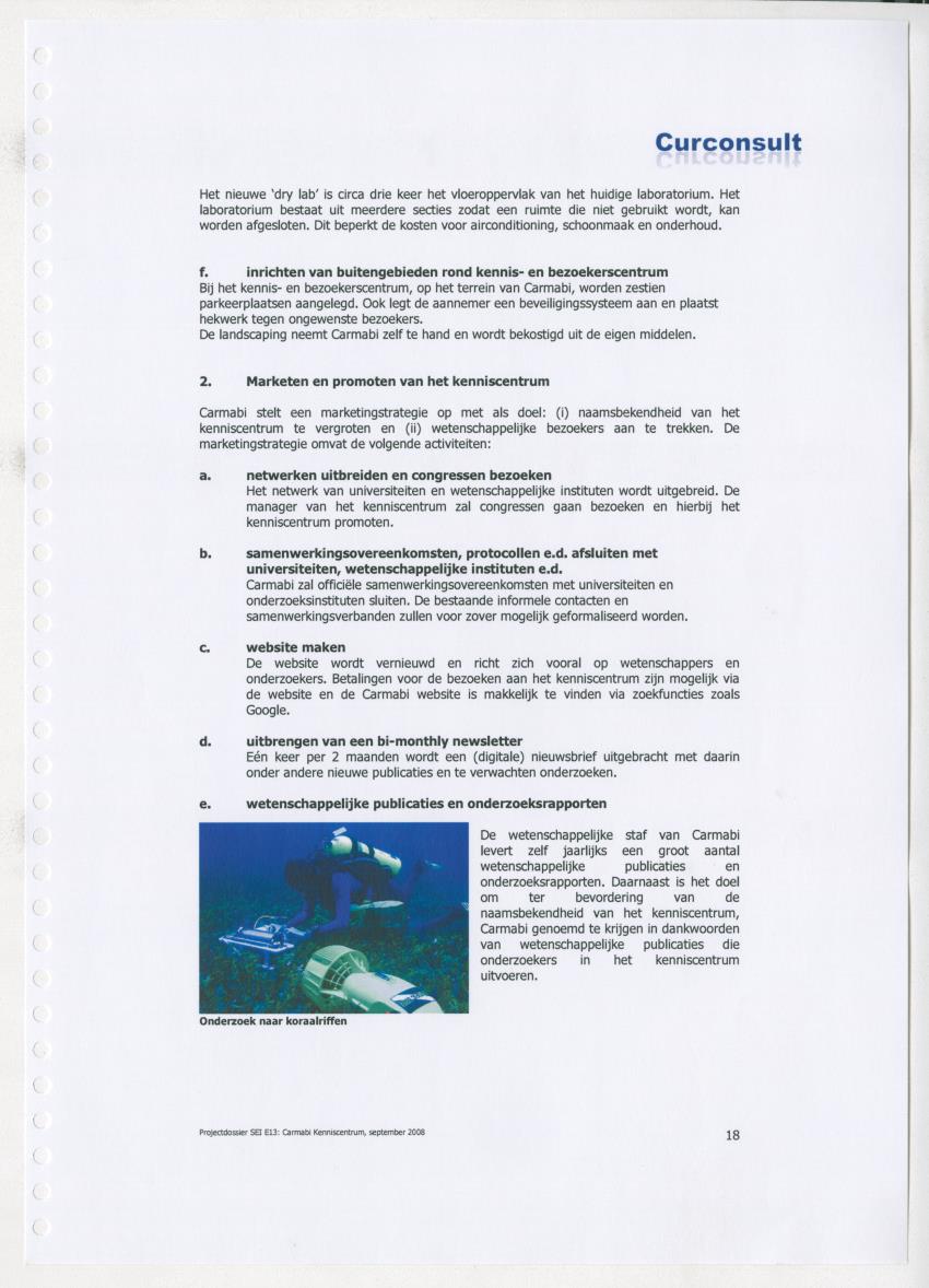 Projectdossier (SEI E13) Carmabi Kenniscentrum - New Page