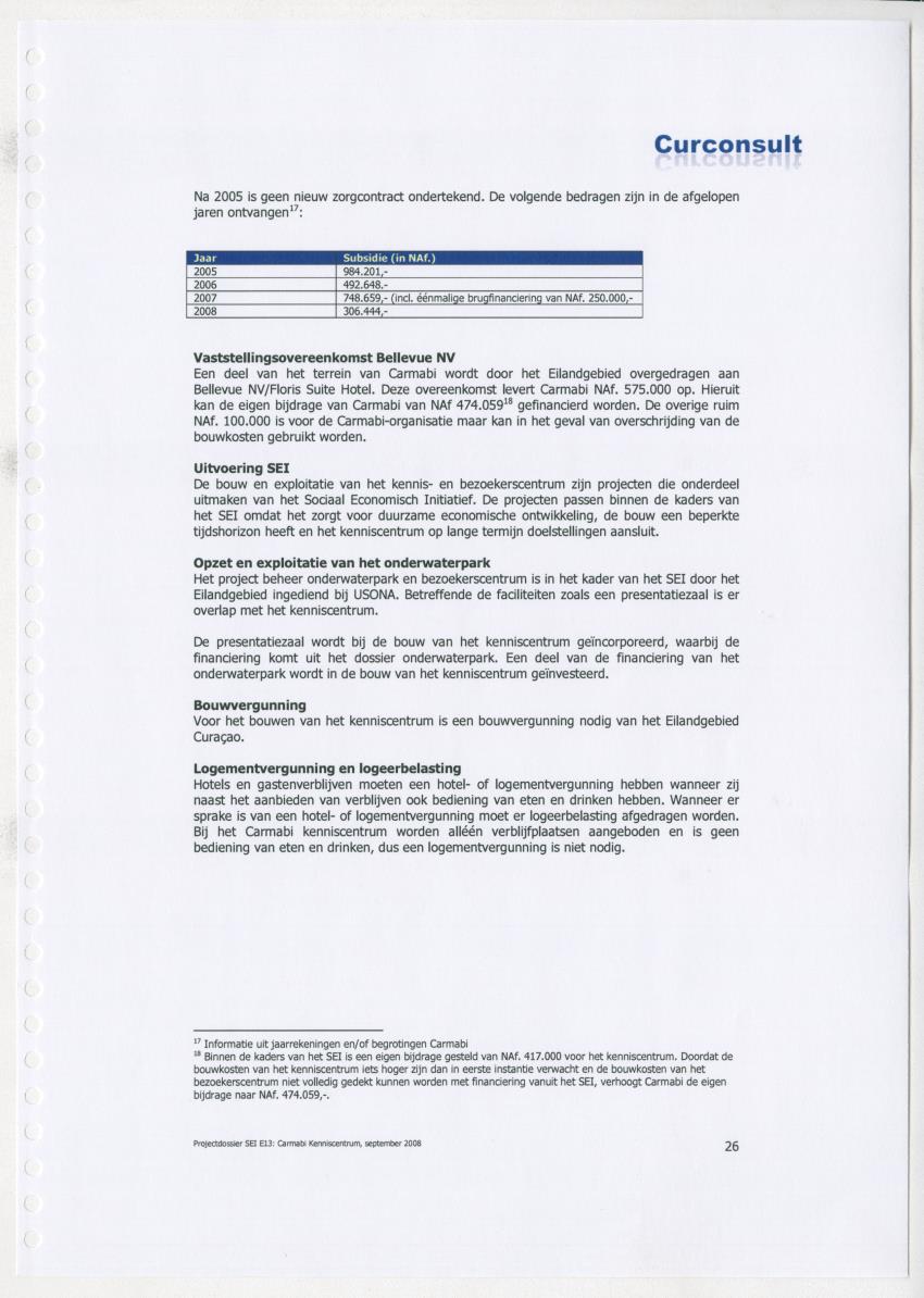 Projectdossier (SEI E13) Carmabi Kenniscentrum - New Page