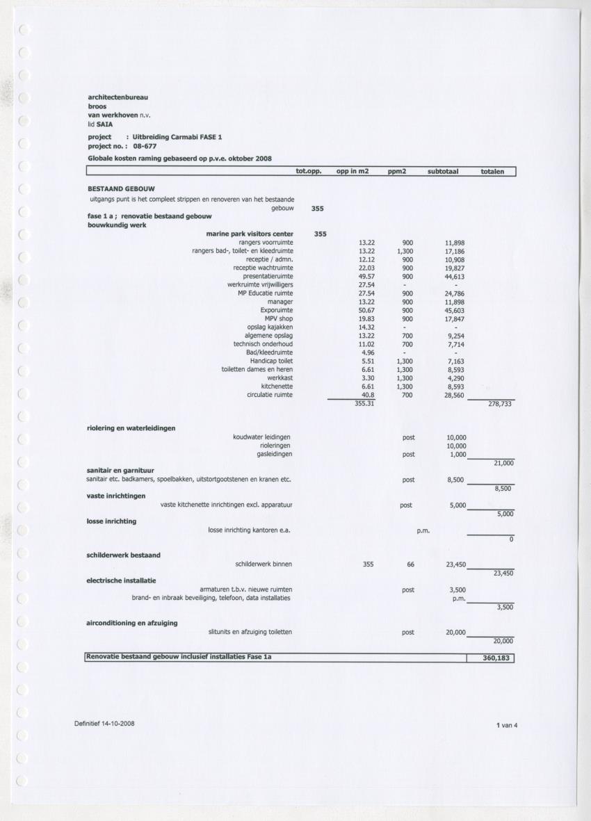 Projectdossier (SEI E13) Carmabi Kenniscentrum - New Page