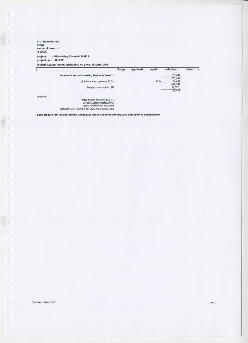 Projectdossier (SEI E13) Carmabi Kenniscentrum - New Page