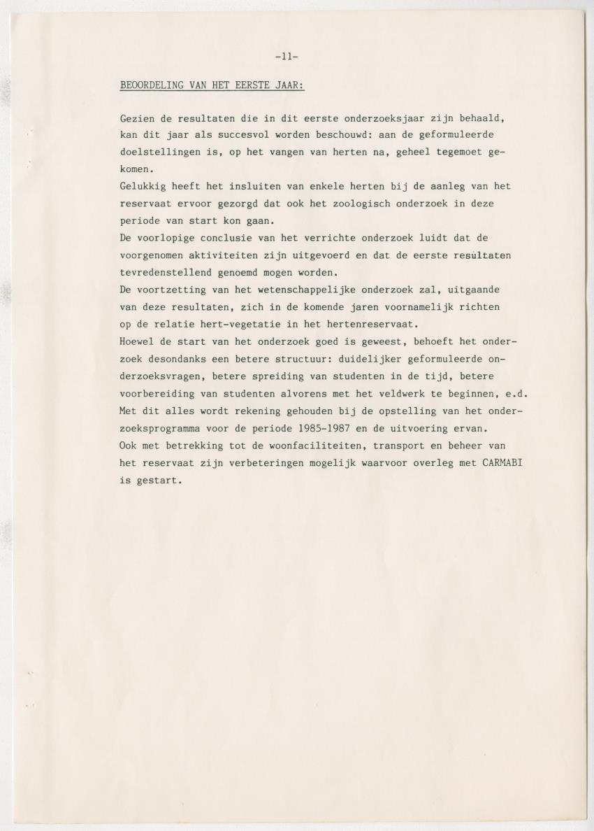 Project Bina, voortgangsrapport nr 3 - New Page