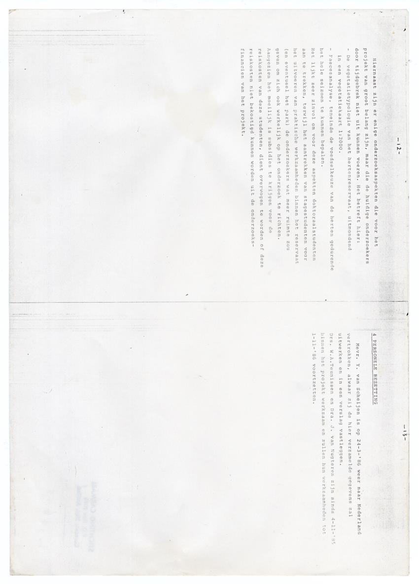 Project Bina, voortgangsrapport nr 5 - New Page