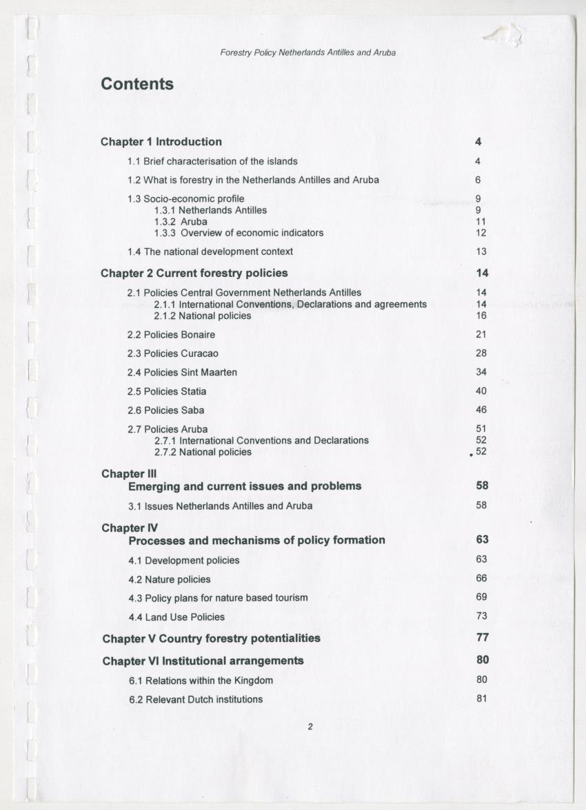 Z-Forestry Policies in the Netherlands Antilles and Aruba - New Page