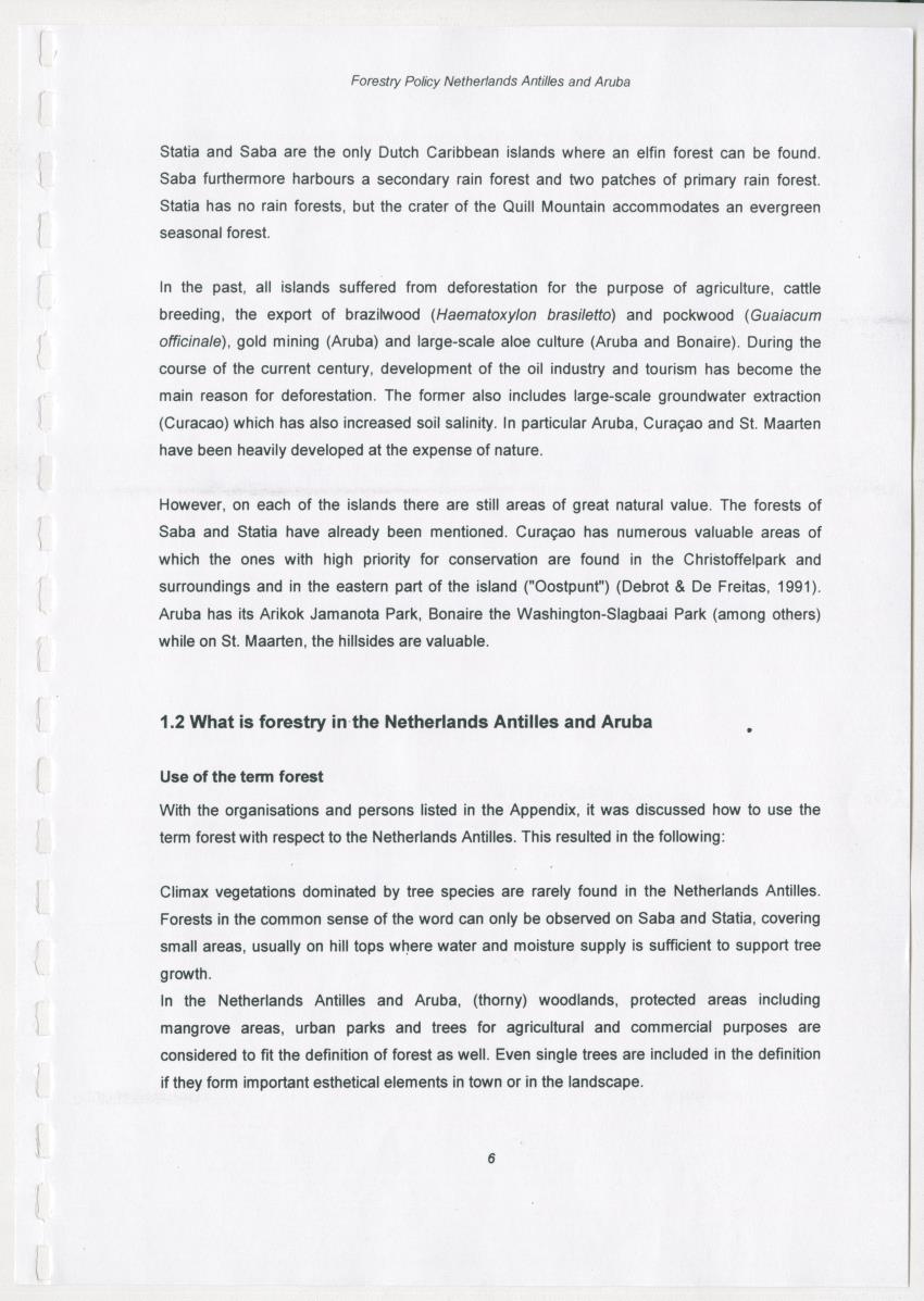 Z-Forestry Policies in the Netherlands Antilles and Aruba - New Page