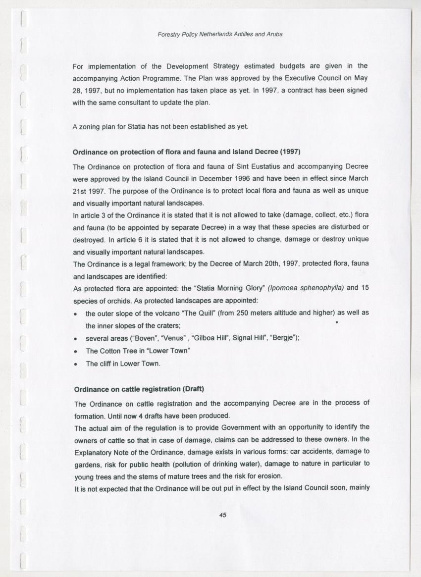 Z-Forestry Policies in the Netherlands Antilles and Aruba - New Page